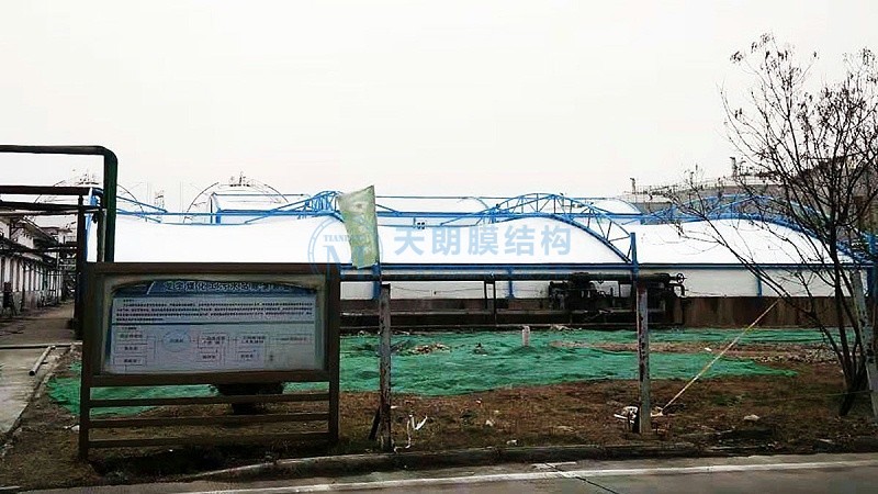 龍宇煤化工污水池加蓋 龍宇煤化工污水池加蓋