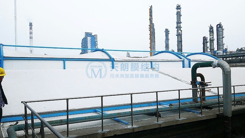 龍宇煤化工污水池加蓋 龍宇煤化工污水池加蓋