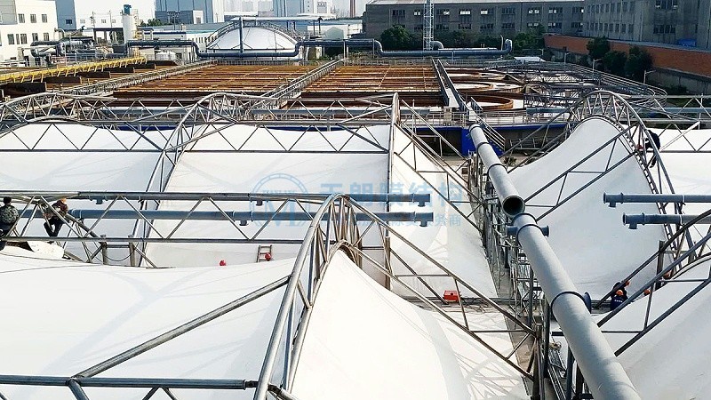 無錫市石塘灣污水池加蓋-1 無錫市石塘灣污水池加蓋-1