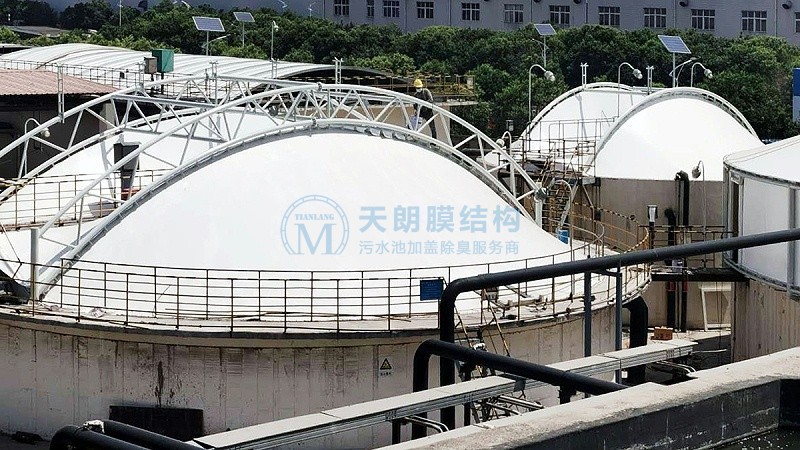 神馬尼龍化工污水池加蓋密封-2 神馬尼龍化工污水池加蓋密封-2